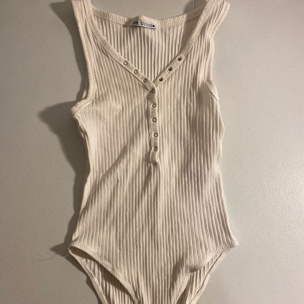 Zara Cream Bodysuit